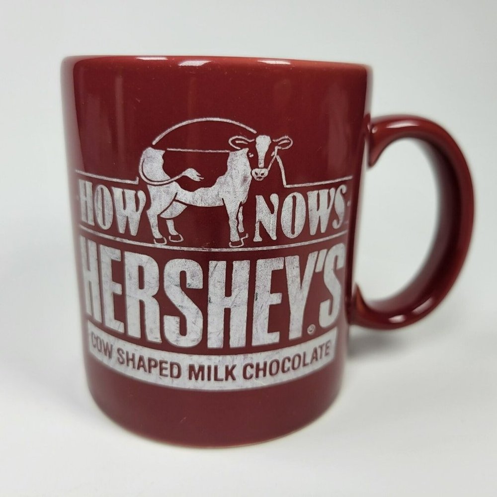 Vintage Hershey's Coffee Mug How Nows Cow Shaped Milk Chocolate
